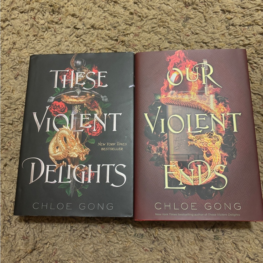 Book Set - Black and Red Covers